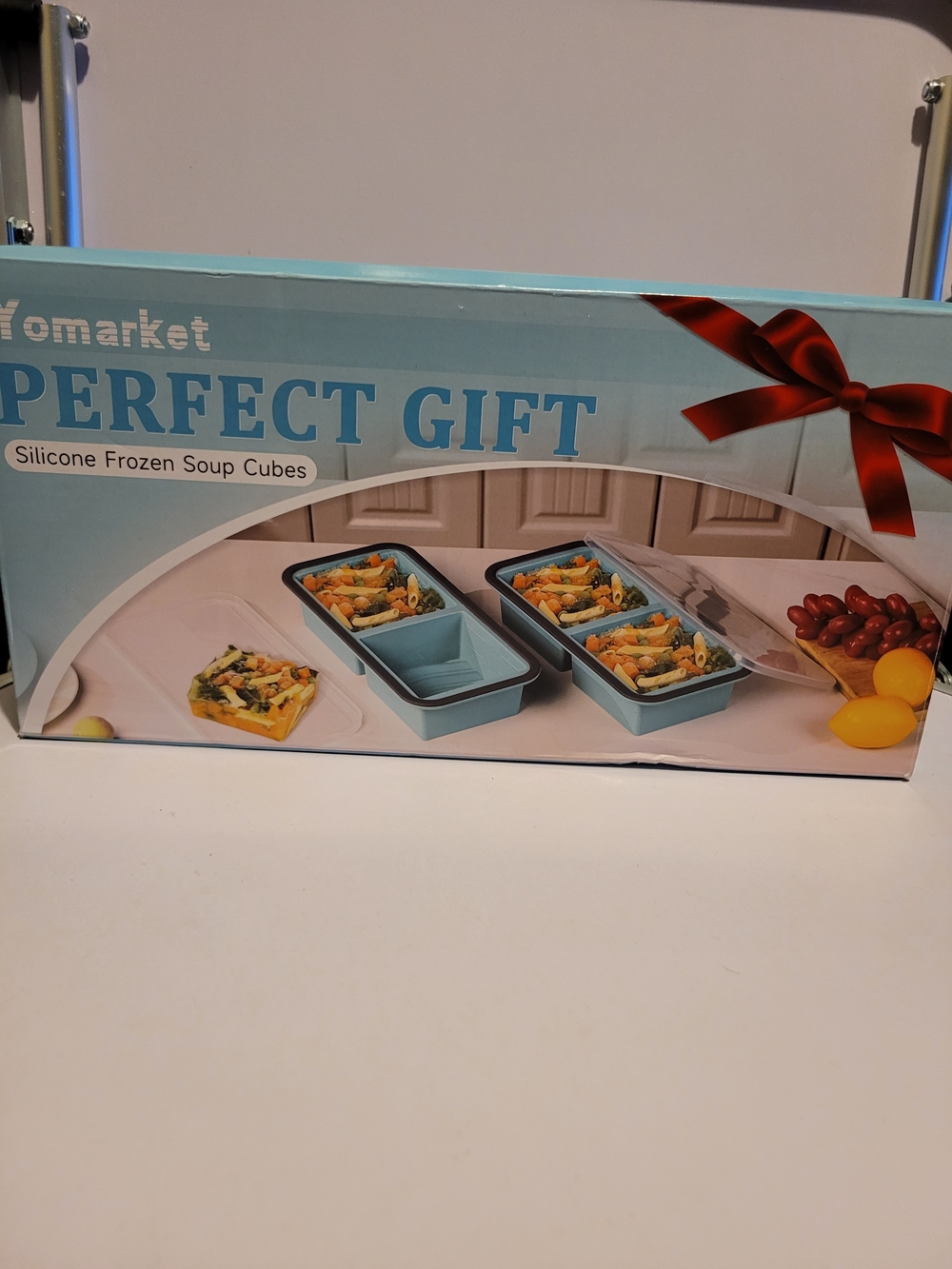 Perfect Gift Silicone Frozen Soup Cubes - Light Blue